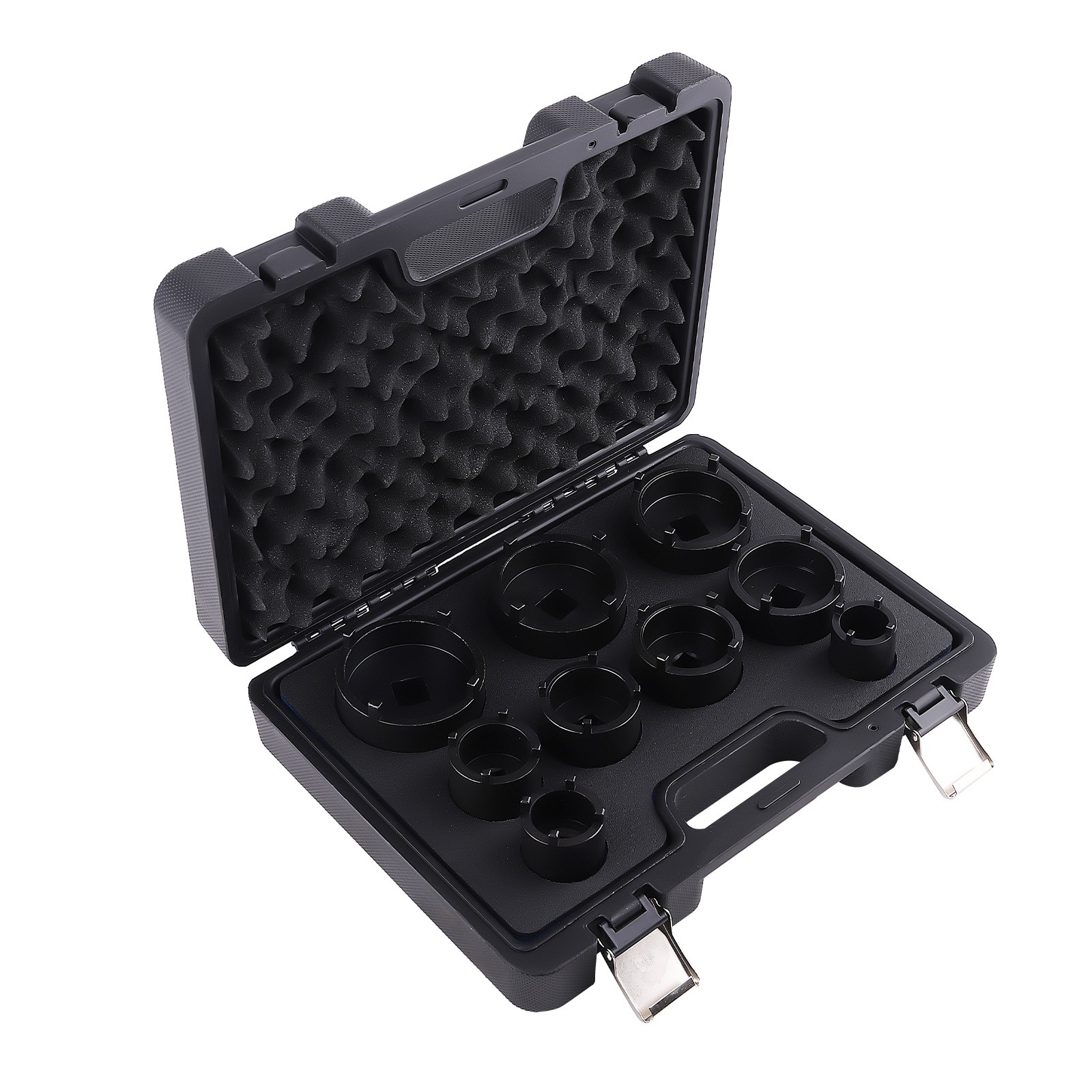 9X 1/2″ & 3/4″ DRIVE GROOVED LOCK NUTS SOCKET SET FOR KM4, KM5, KM6, KM7, KM8