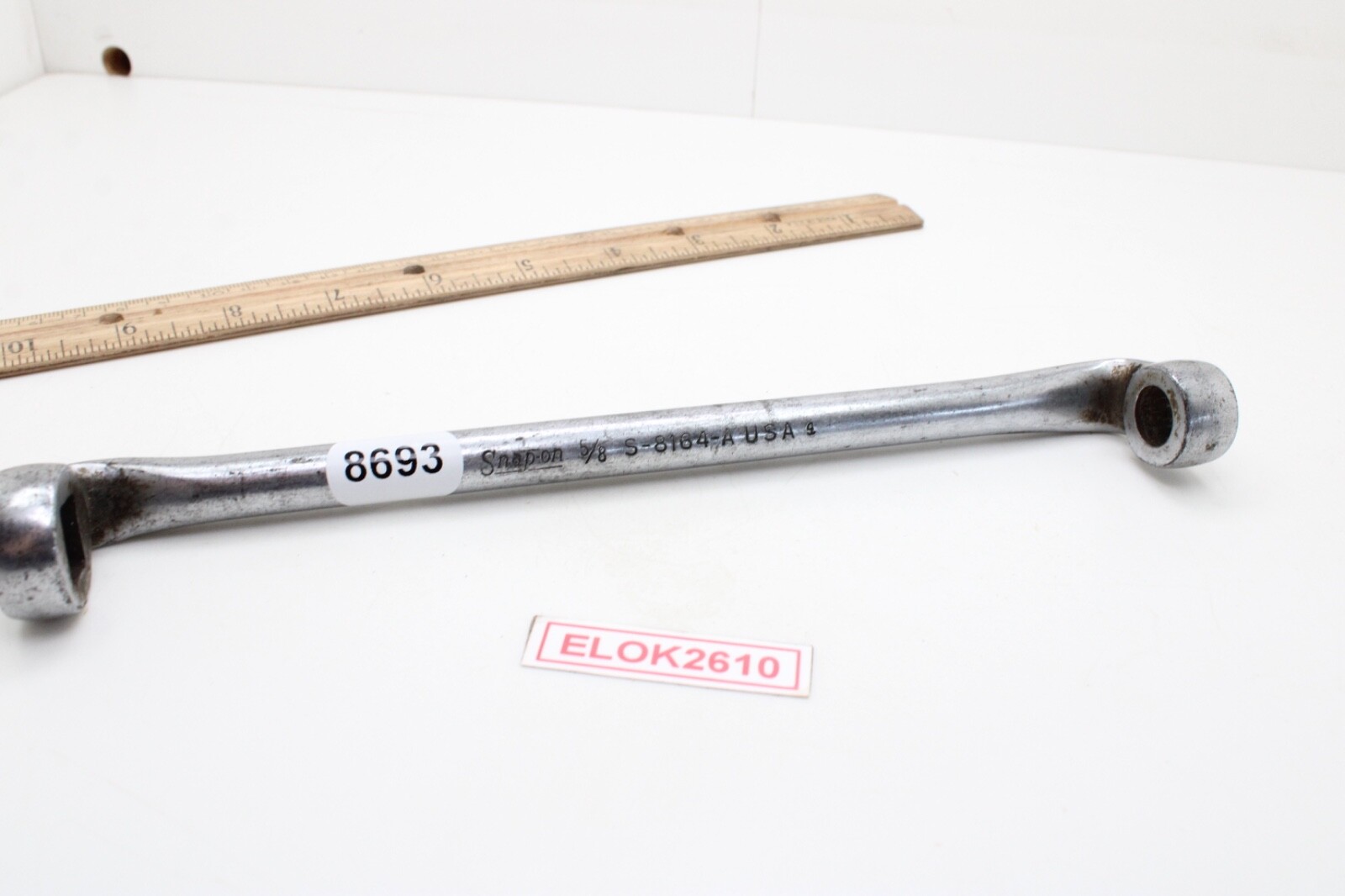 Snap-on S8164A 5/8″ 12 Point SAE Chrome Starter Head Bolt Obstruction Wrench USA