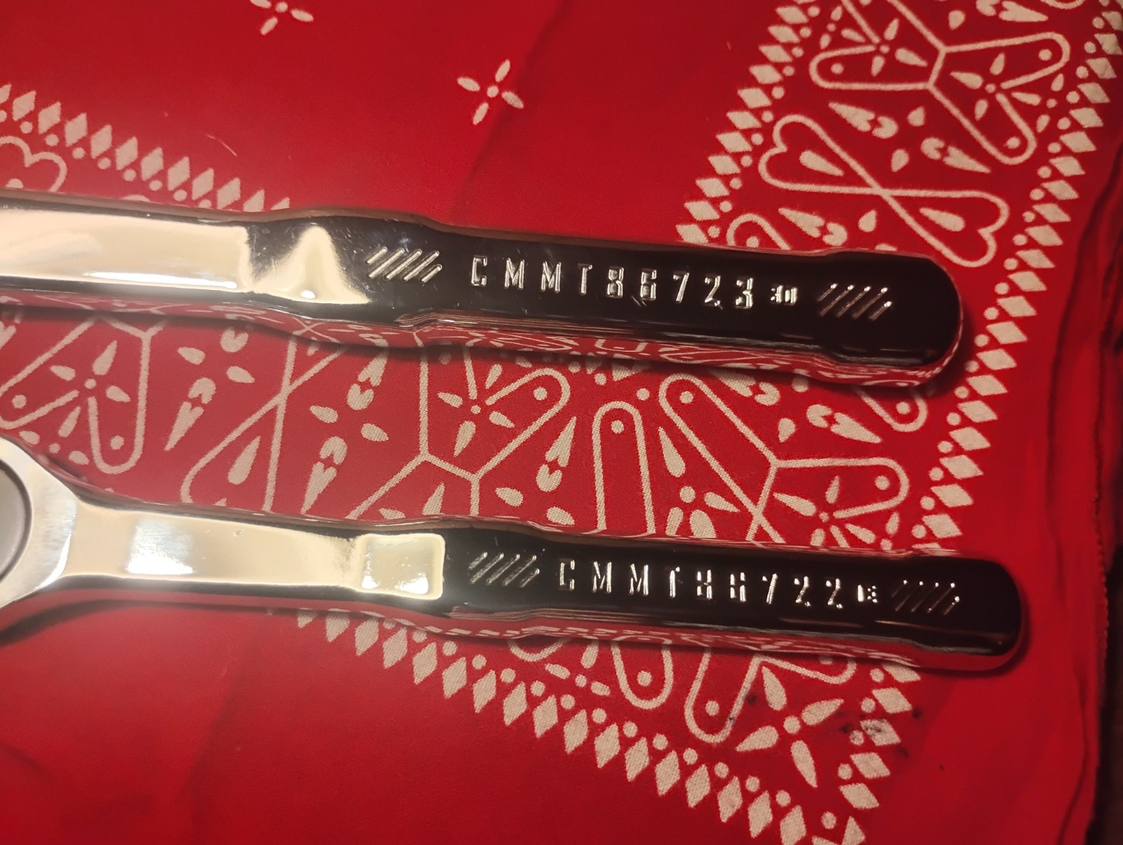 2 New Craftsman Low Profile Rachets 1/2 + 3/8 Made In China Set