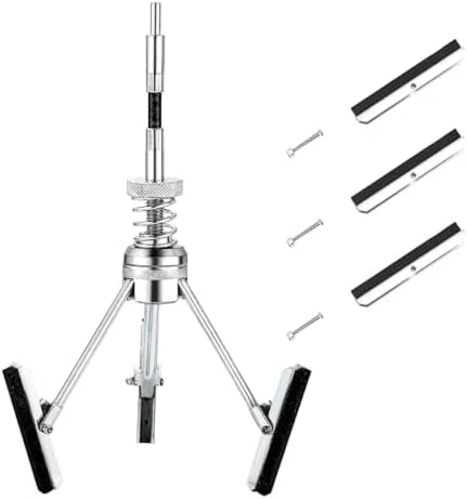 Engine Cylinder Hone Tool 2-7 Inch Adjustable Deglazer with 3PCS 220 Grit Stones