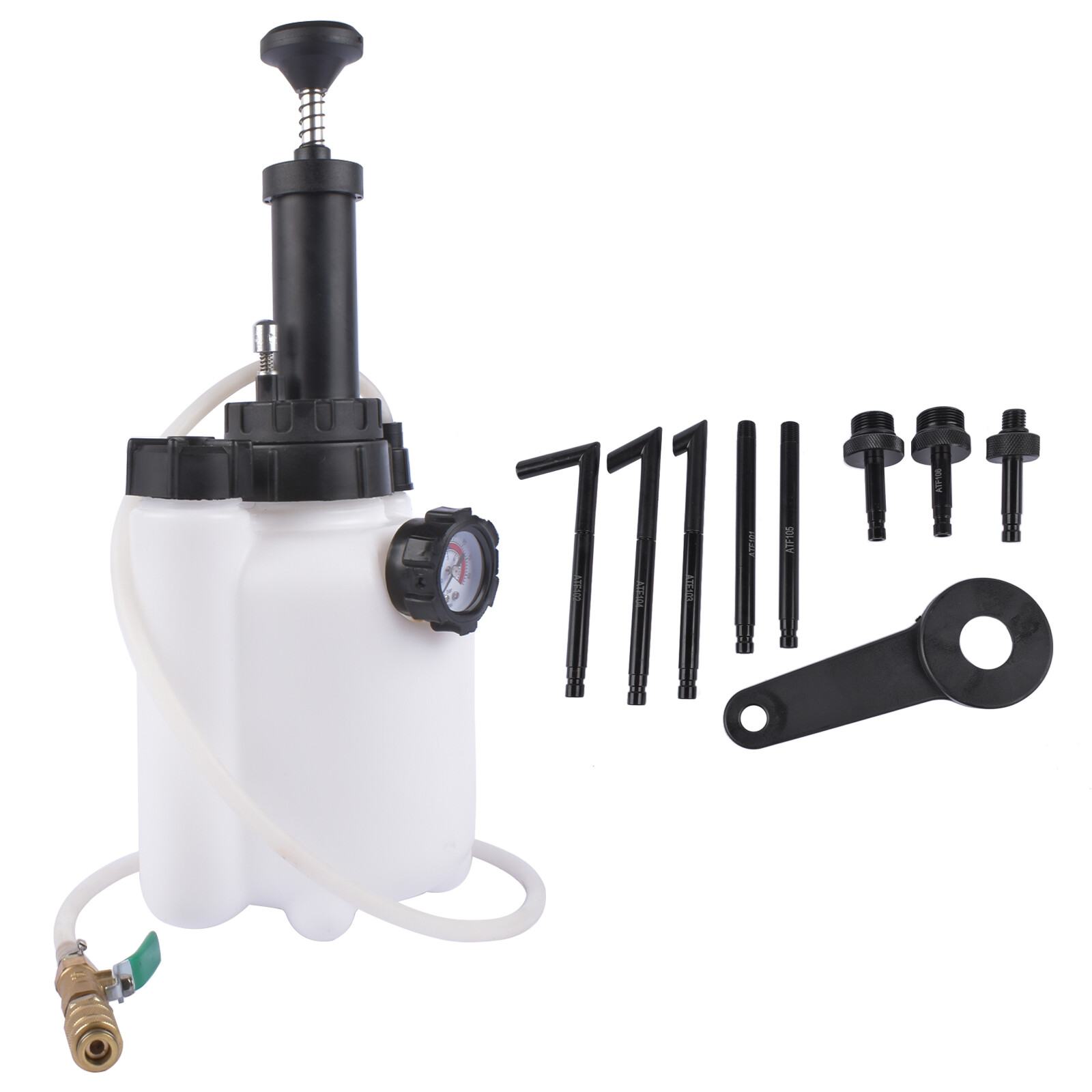 3L Transmission Oil Filling Tool System Fluid Pump Manual with 8pcs Adaptors