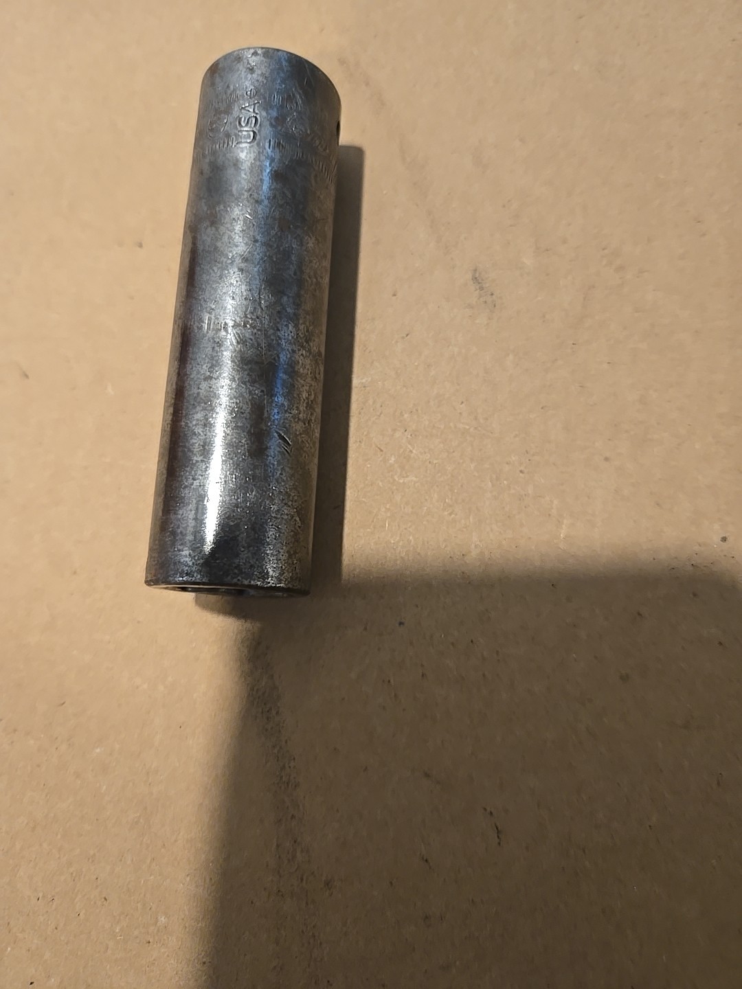Snap On 1/2″ Drive 15MM 6PT Metric Deep Impact Socket USA Well Used SIMM150A