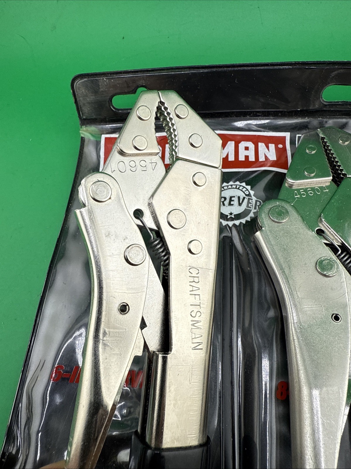 NOS Craftsman Locking Pliers Set 45612 ) 45601 6” & 45604 8” Made In The USA!!