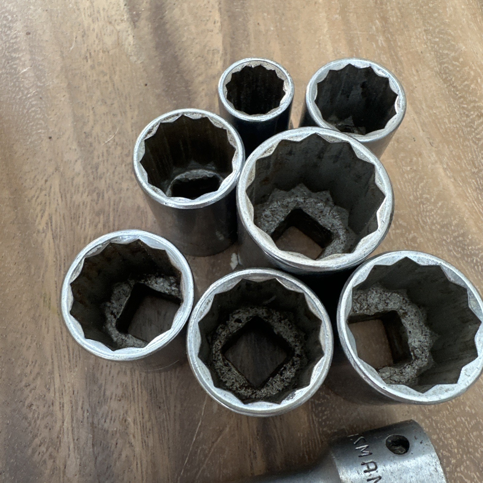 Craftsman USA 1/2” Drive Socket Set V Series 12 Pt Chrome 1/2”- 1” 8 Pc. SAE