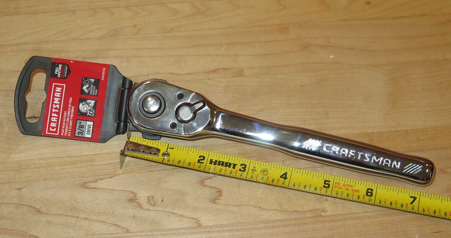 Craftsman 3/8″ Drive 72-tooth Long-Handle Ratchet – CMMT99427 – NEW