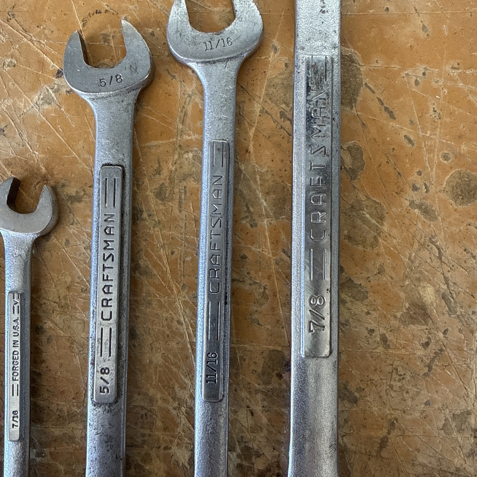 Craftsman Combination Wrench Lot SAE & Metric | Mixed Sizes | USA Made | Used