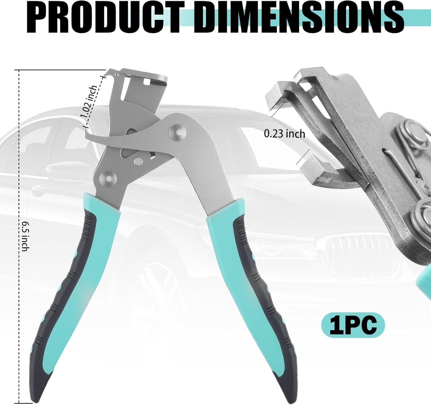 Heavy-Duty Car Clip Pliers Trim Tool Fastener Removal Lever Disassembly for Auto
