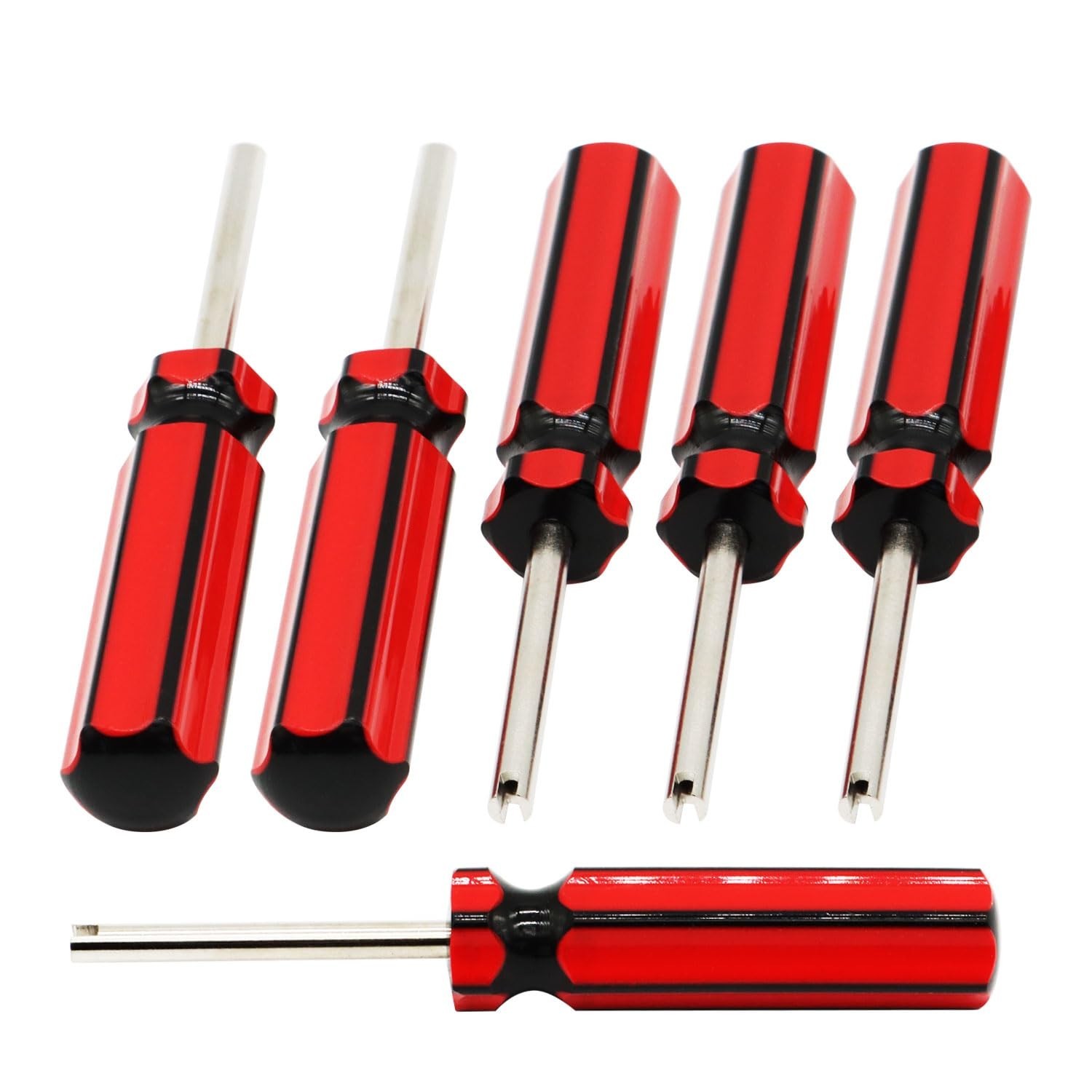 20 Pcs Valve Core Removal Tool Set w/ Tire Valve Dust Caps for Car, Truck, Bike