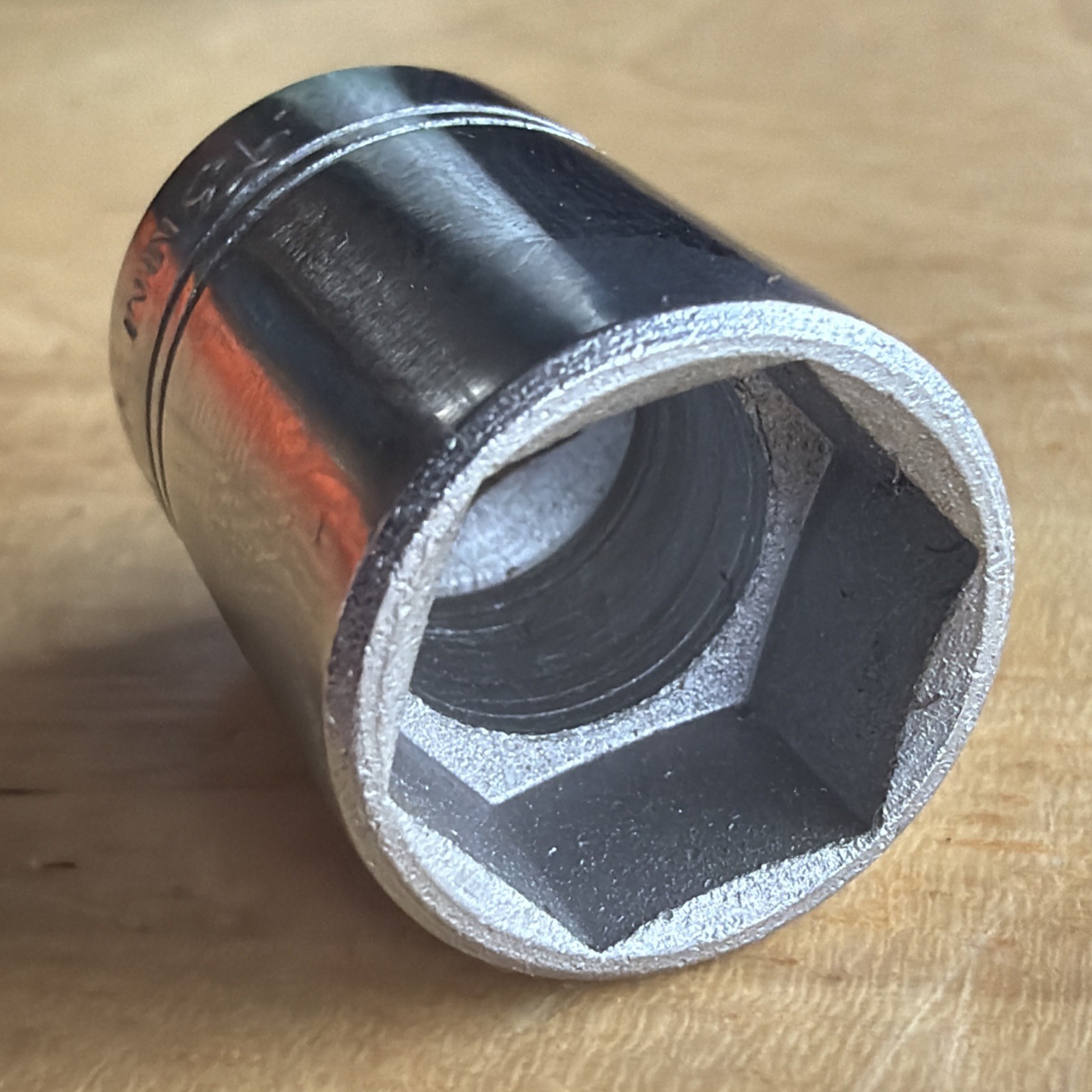 Vulcan x Williams Tools 13mm Shallow Socket 1/4″ Drive 6 Point MM-613 Vtg USA