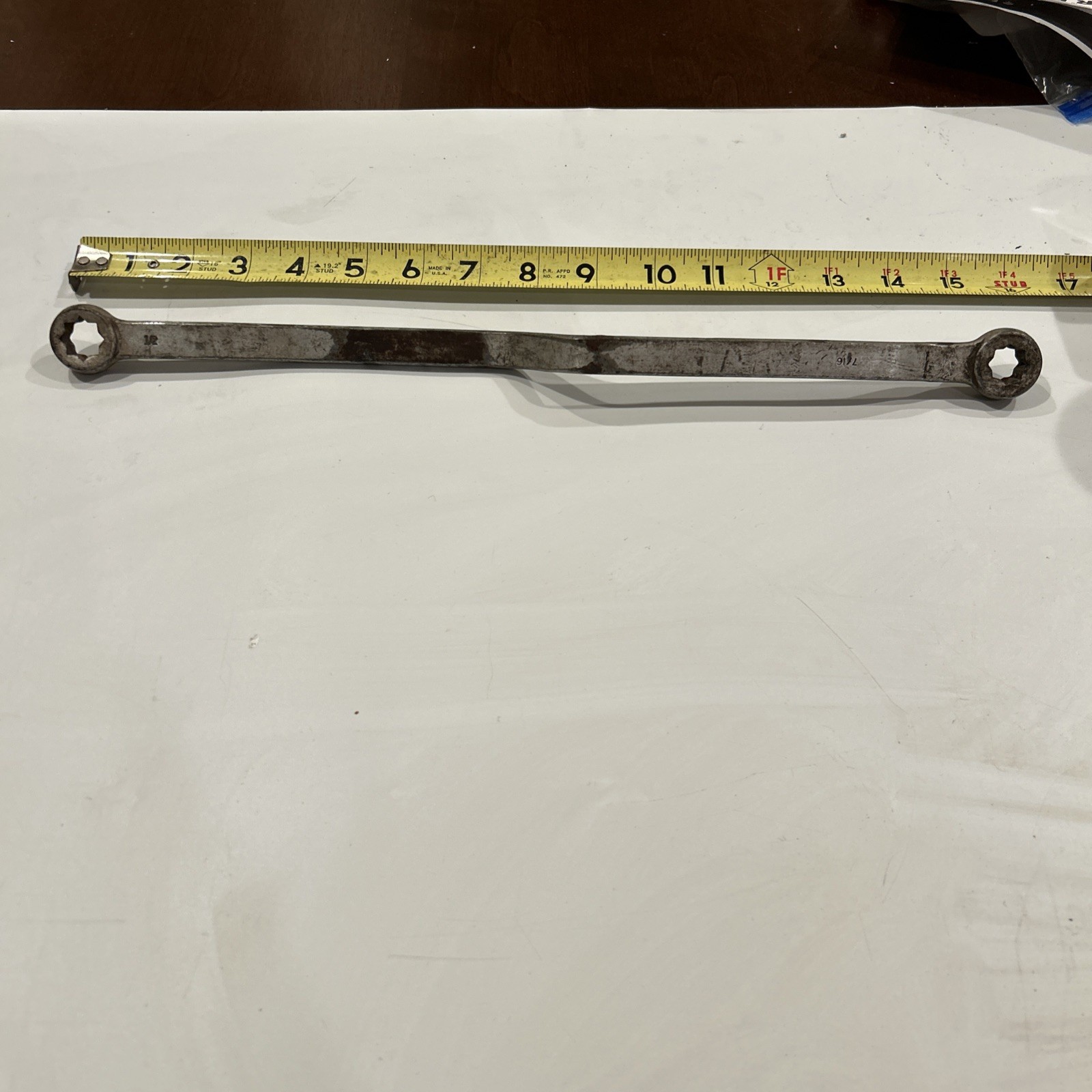 Mac S14 Ford Brake Wrench 8 Point Double Square 7/16” 1/2”