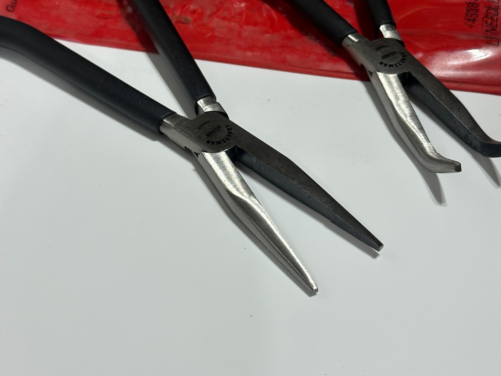 Craftsman Professional 45239 (FRANCE) Rare 2pc Extra Long Needle Nose Plier Set