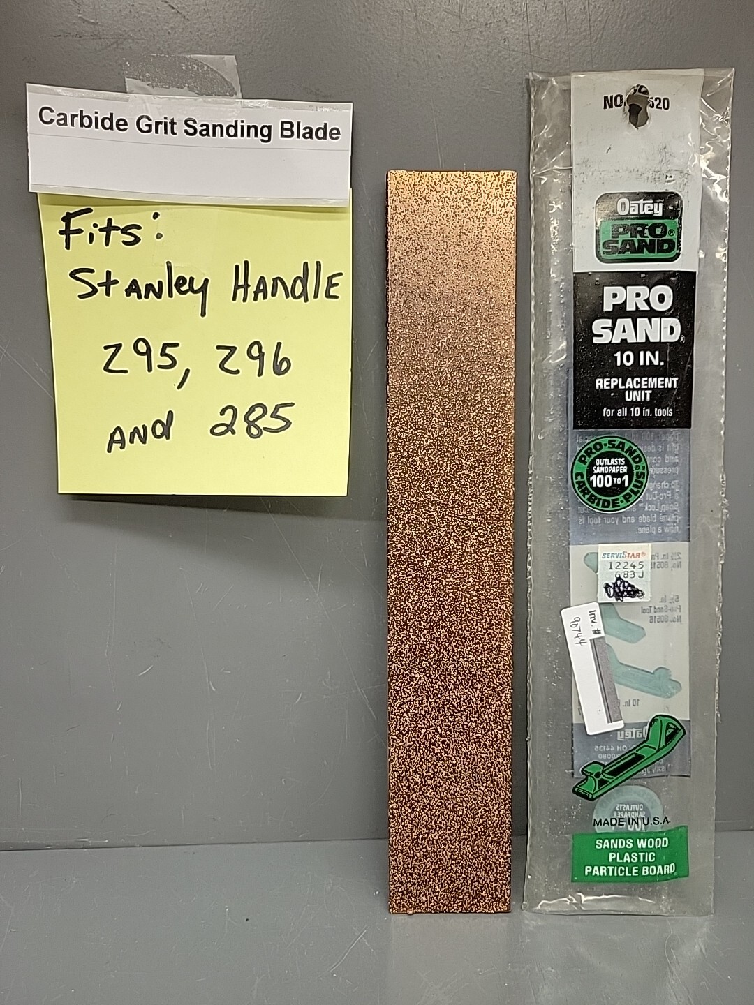Oatey 10″ Carbide Abrasive Blade 80 Grit Fits Stanley 295 296 285 21-430 21-431