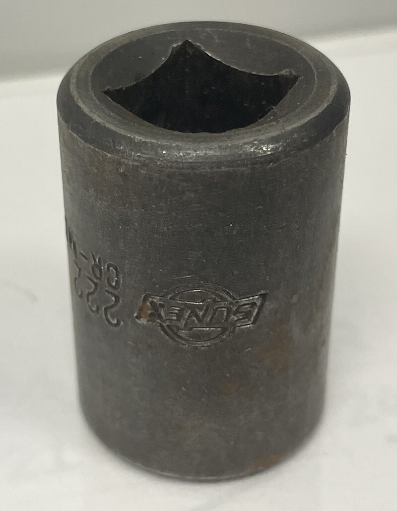 Sunex 222 11/16″ 1/2″ Drive 6 Point Shallow Impact Socket Standard Tools 6pt SAE