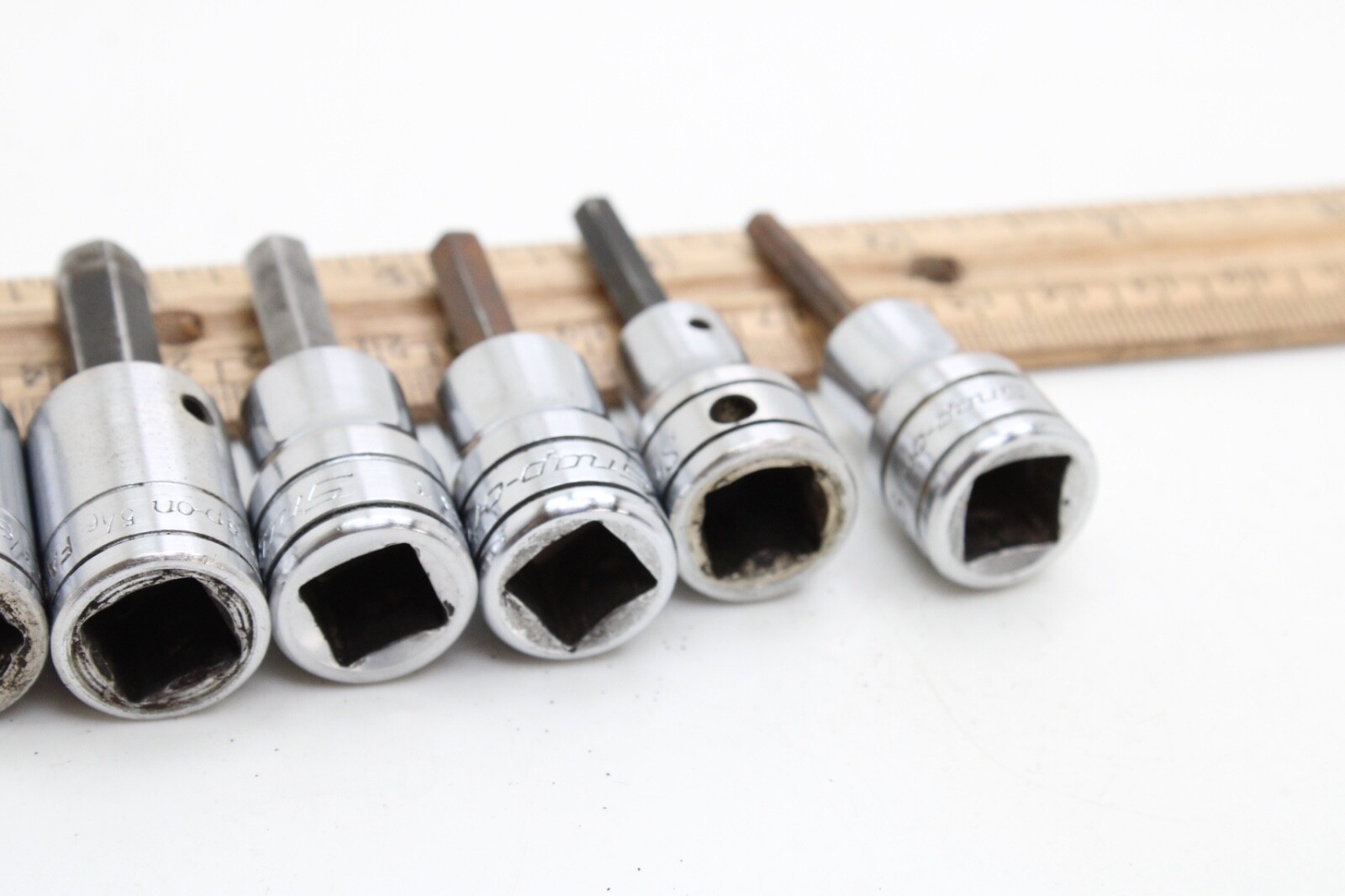 Snap-On FA 4.5A-FA12A 9/64″-3/8″ 6 Piece 3/8” Drive Hex/Allen Socket Driver Set