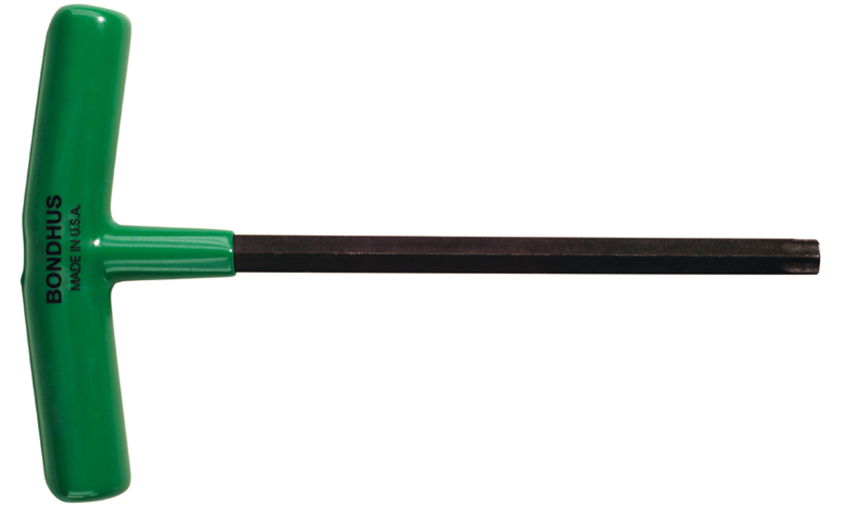 T55 Torx/Star Tip T-Handle Wrench 8.6″ Long Bondhus USA 33055