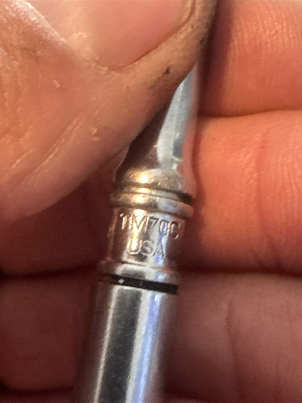 Snap On Tools 1/4″ Drive TM70C Ratchet Vintage Works VG Mechanics Tool