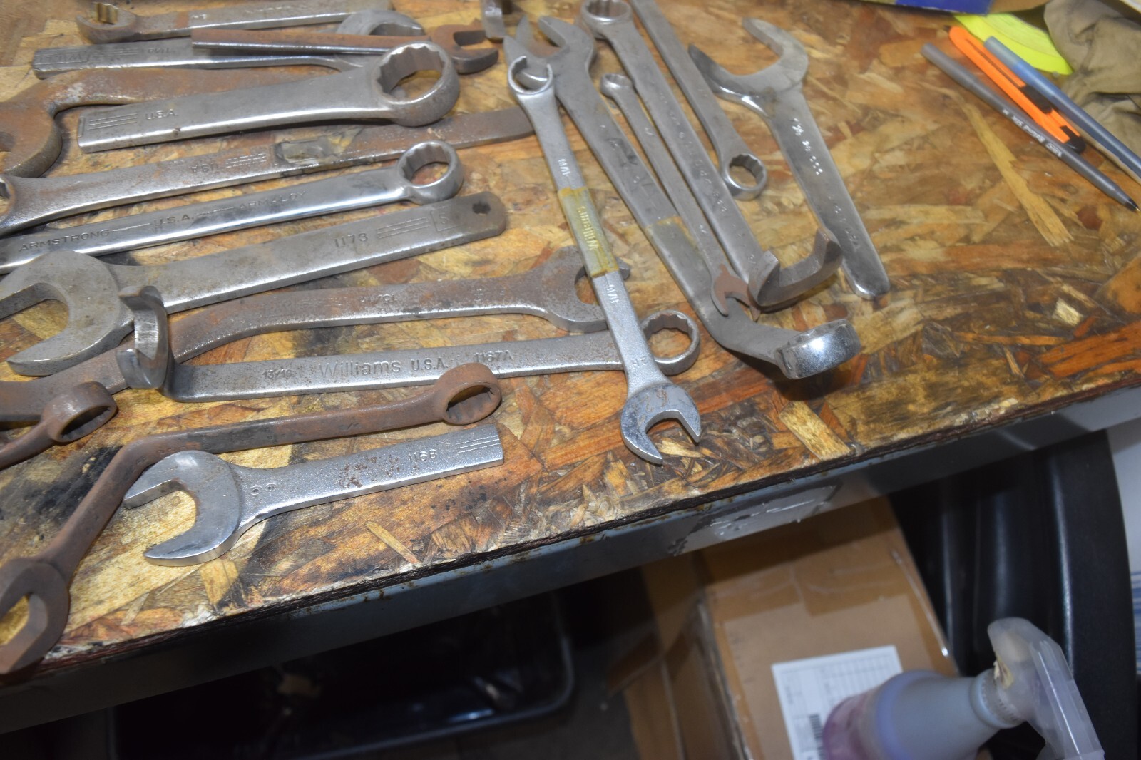 LOT OF 23 CUSTOM BENT PUMP WRENCHES FOR INDUSRIAL PUMPS FREE SHIPPING