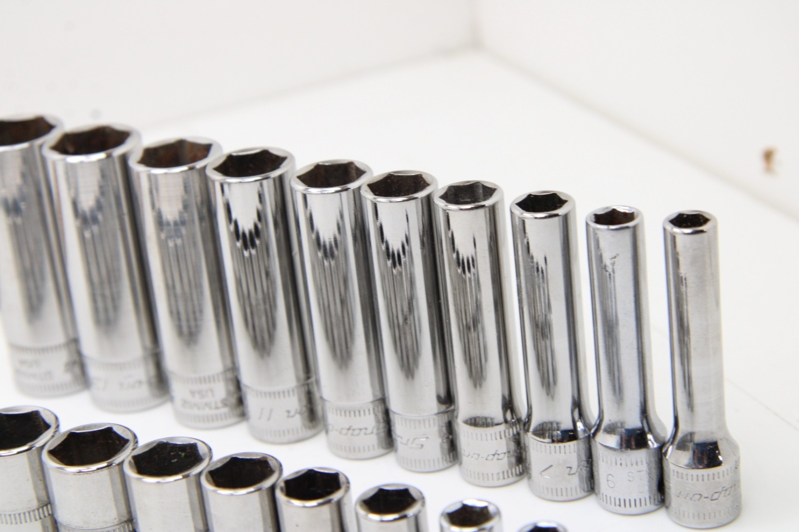 Snap-on 144TMPB 44 Piece 1/4″ Drive 6-Point Metric/ SAE General Service Set USA