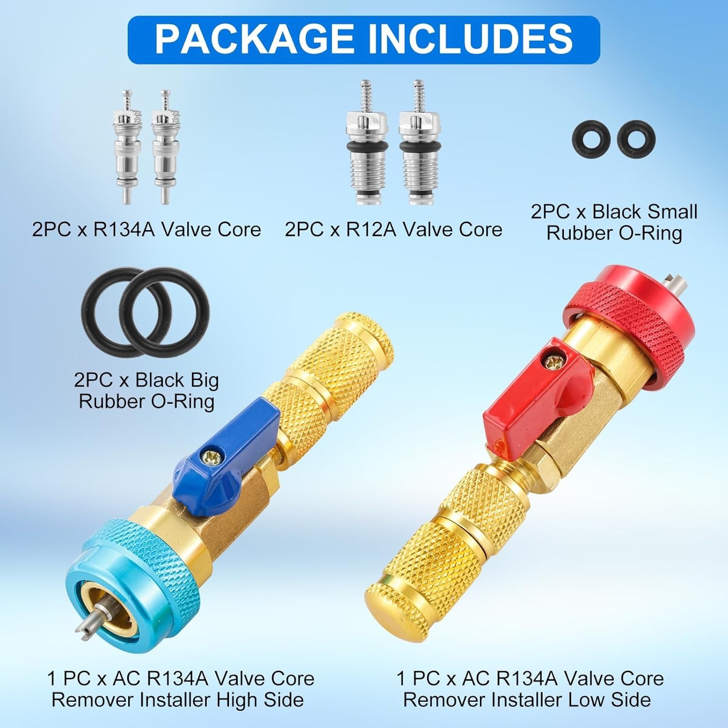 R134A R1234YF Valve Core Replacement Tool Set – Hassle-Free A/C Maintenance