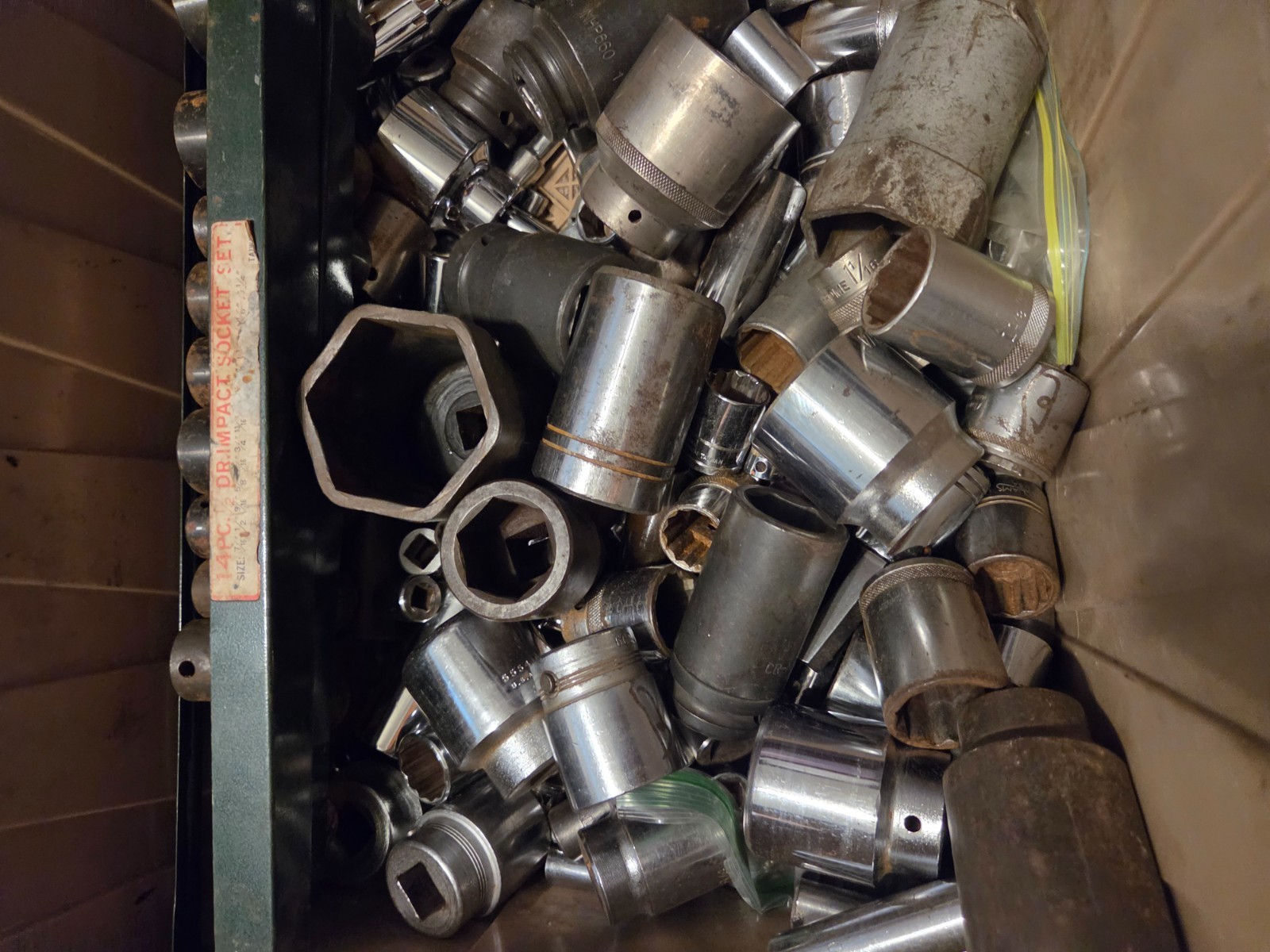 Large Mixed vintage Socket Lot PROTO NAPA HERBAND WILLIAMS OTHERS