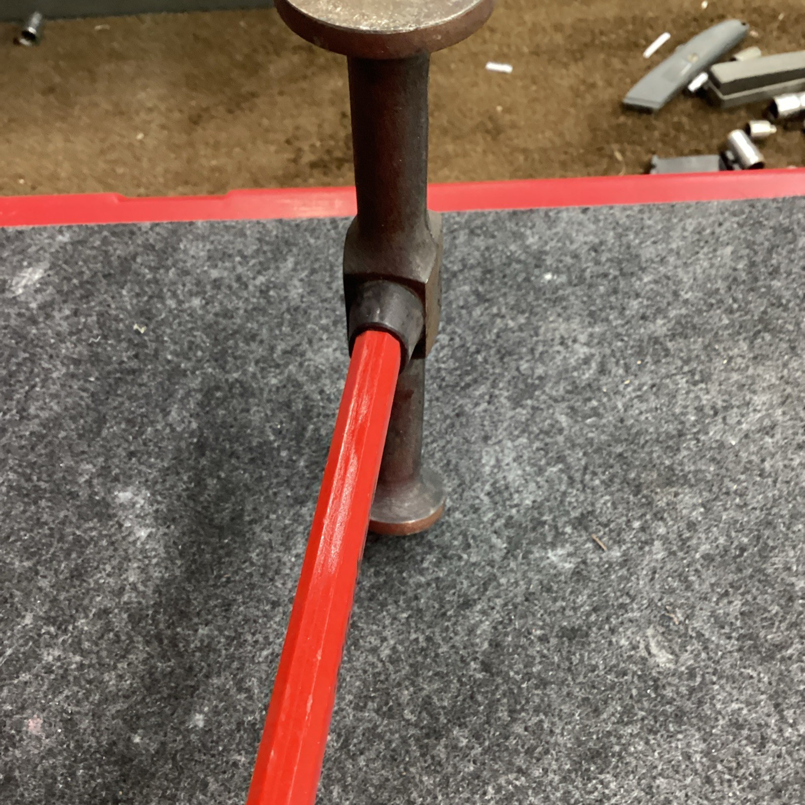 Snap On USA Long Fiberglass Handle Door Panel Auto Body Hammer BF632A