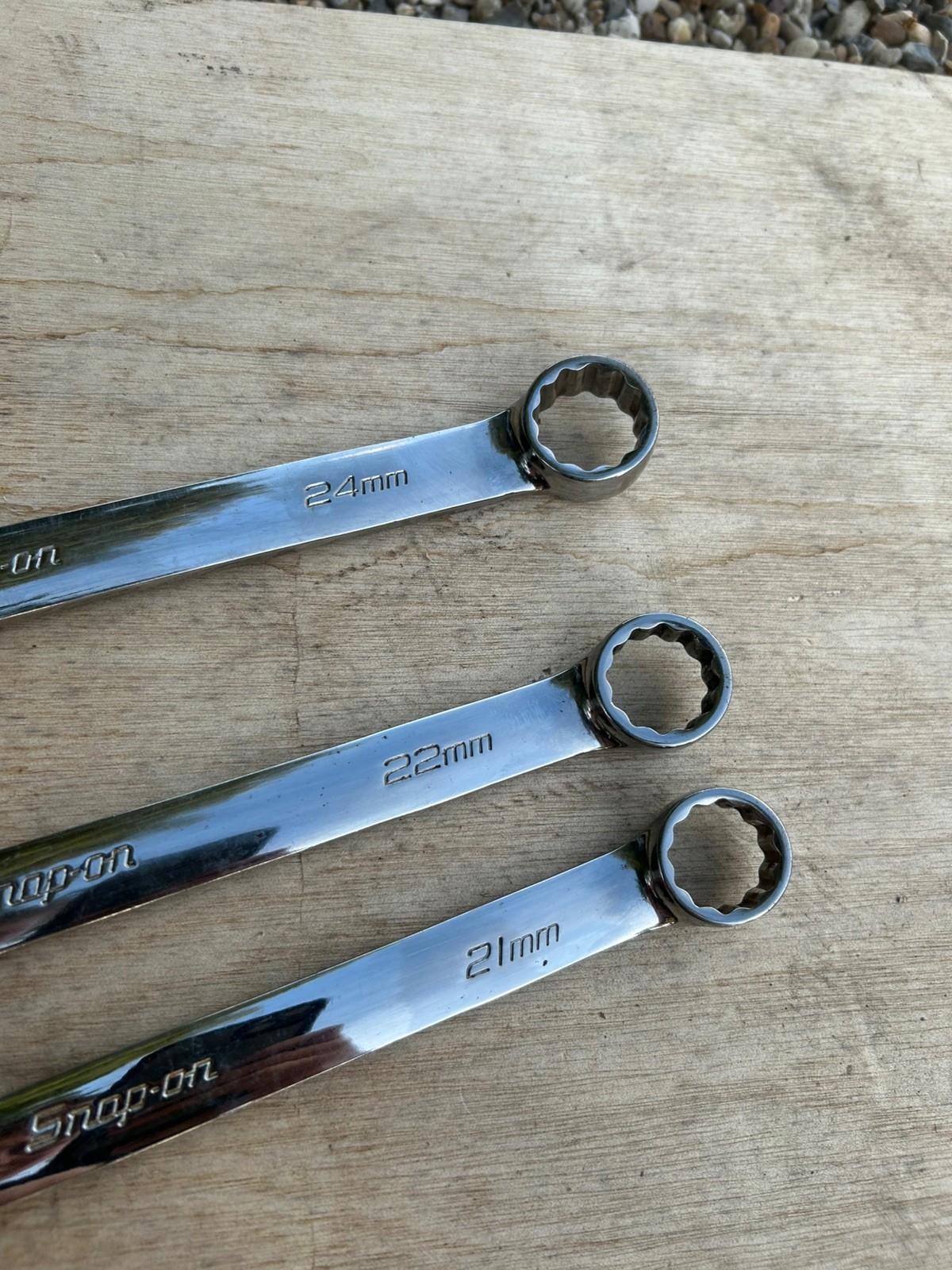Snap On Tools USA 21, 22, 24mm Combination Spanner