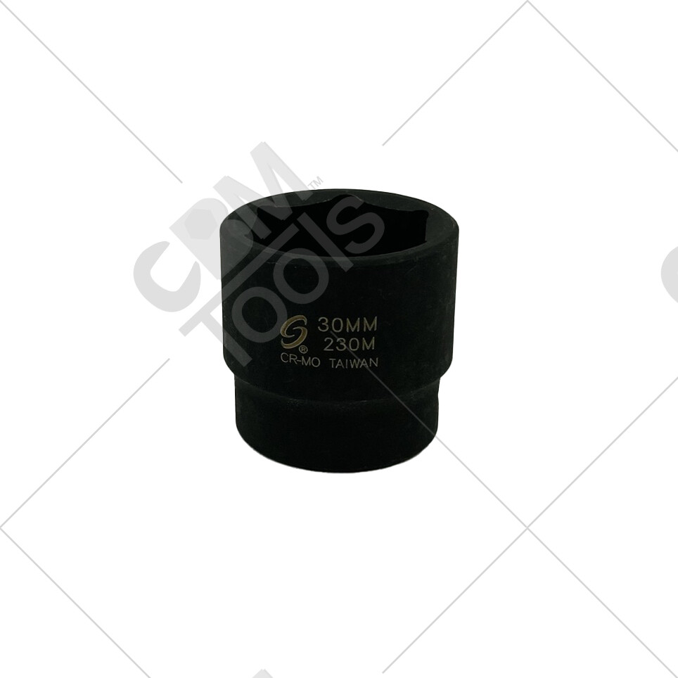 Sunex 230M 1/2″ Dr, 6 Point 30mm Impact Socket