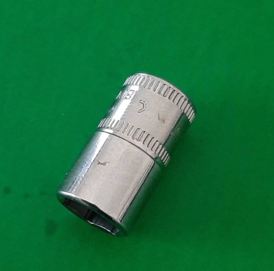2007 Snap-on Tools USA 1/4″ Drive 9mm 6pt Point Shallow Chrome Socket TMM9