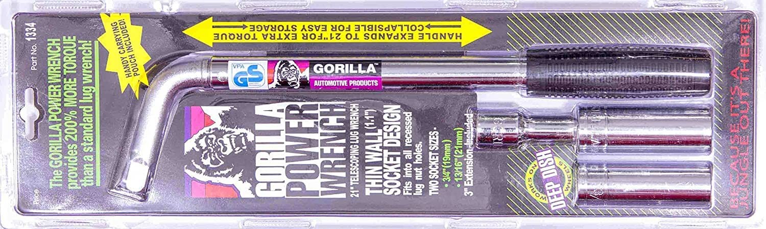 Gorilla Automotive 1334 Telescoping Power Wrench – Alloy Steel, Traditional, All
