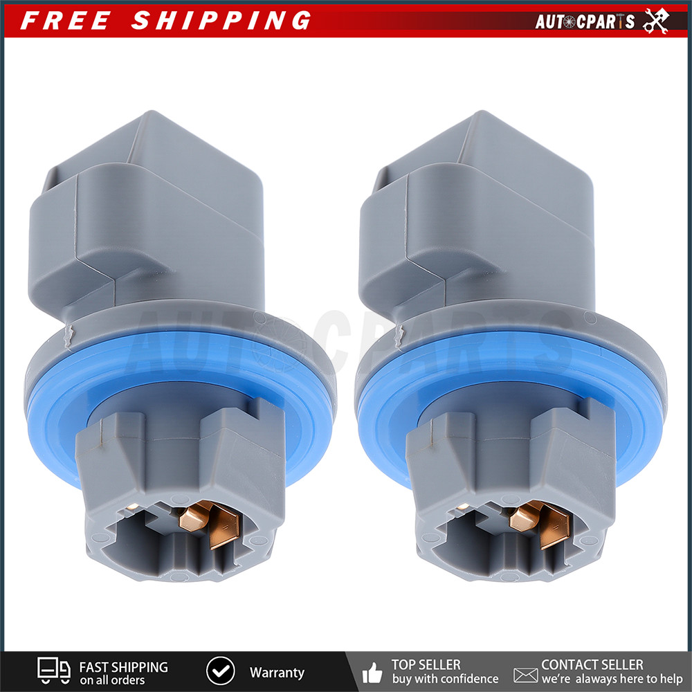 2pcs License Plate Tail Light Brake Lamp Socket for Ford F81Z13411AA AL8Z13411B