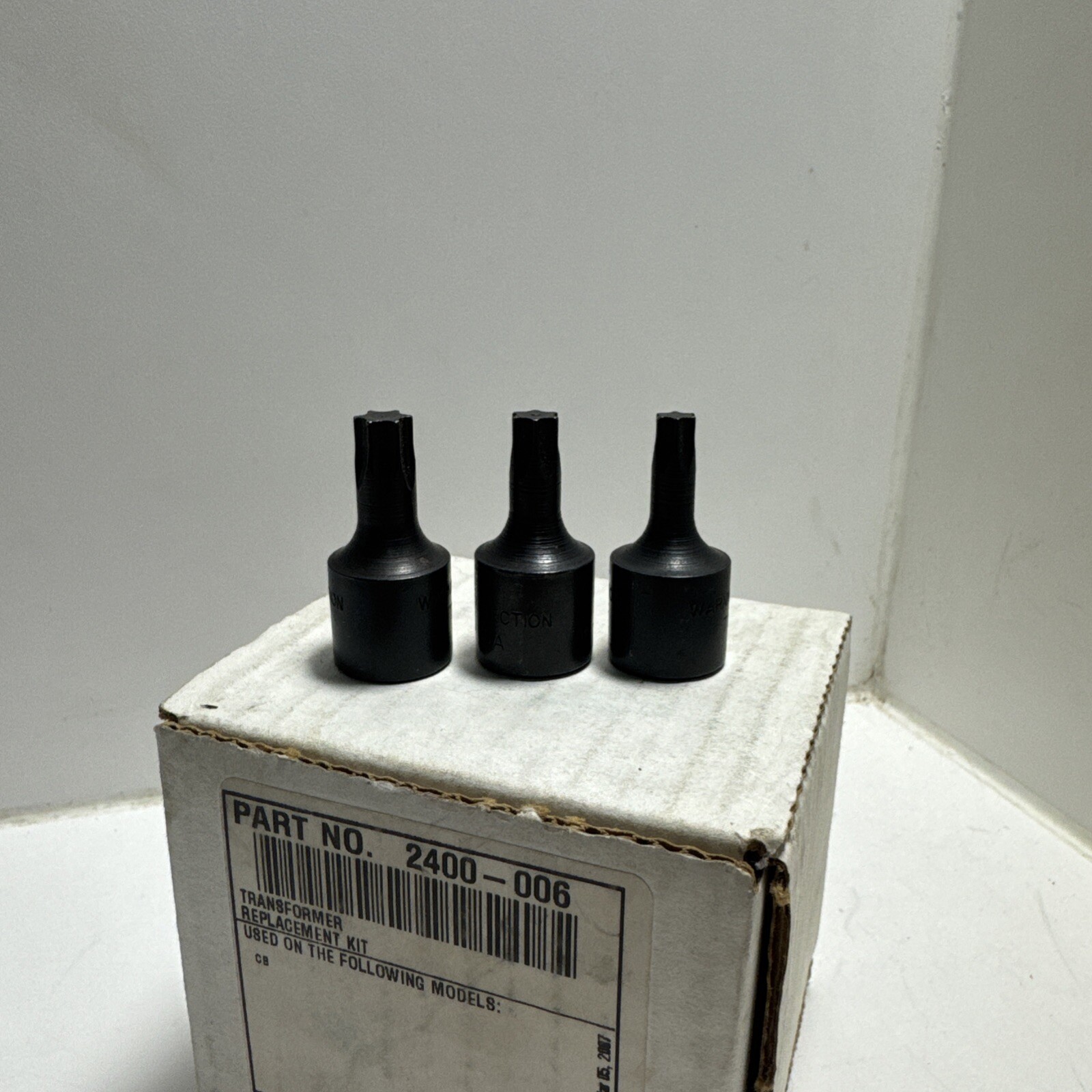 lot of 3 USA made Lisle T-50, T-45, T-40 Torx Bit Socket