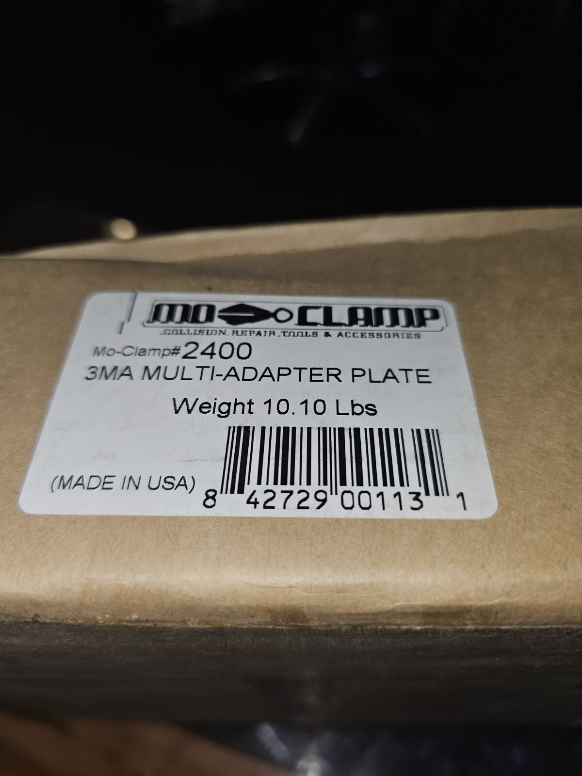Name Brand Mo Clamp 2400 Multi-Adapter Plate Made in USA Moclamp body shoppuller