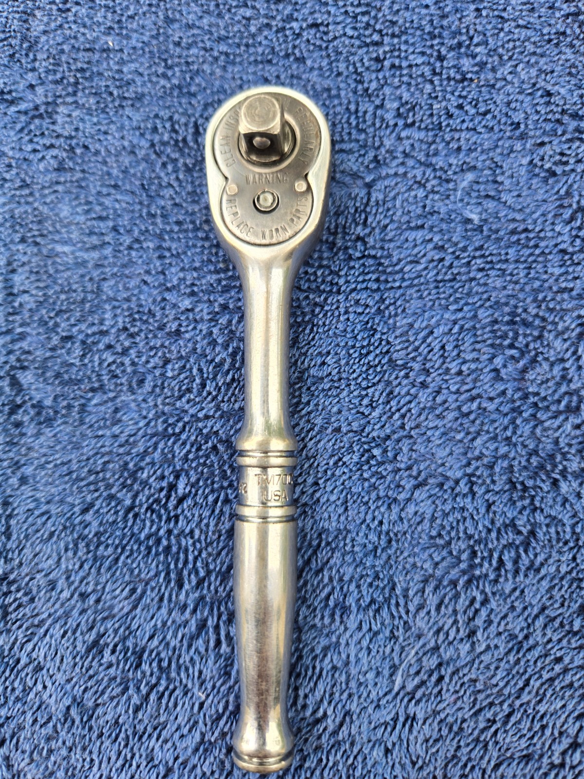 Snap On 1/4″ Ratchet TM70C Compact 4 1/4″ Long. Used