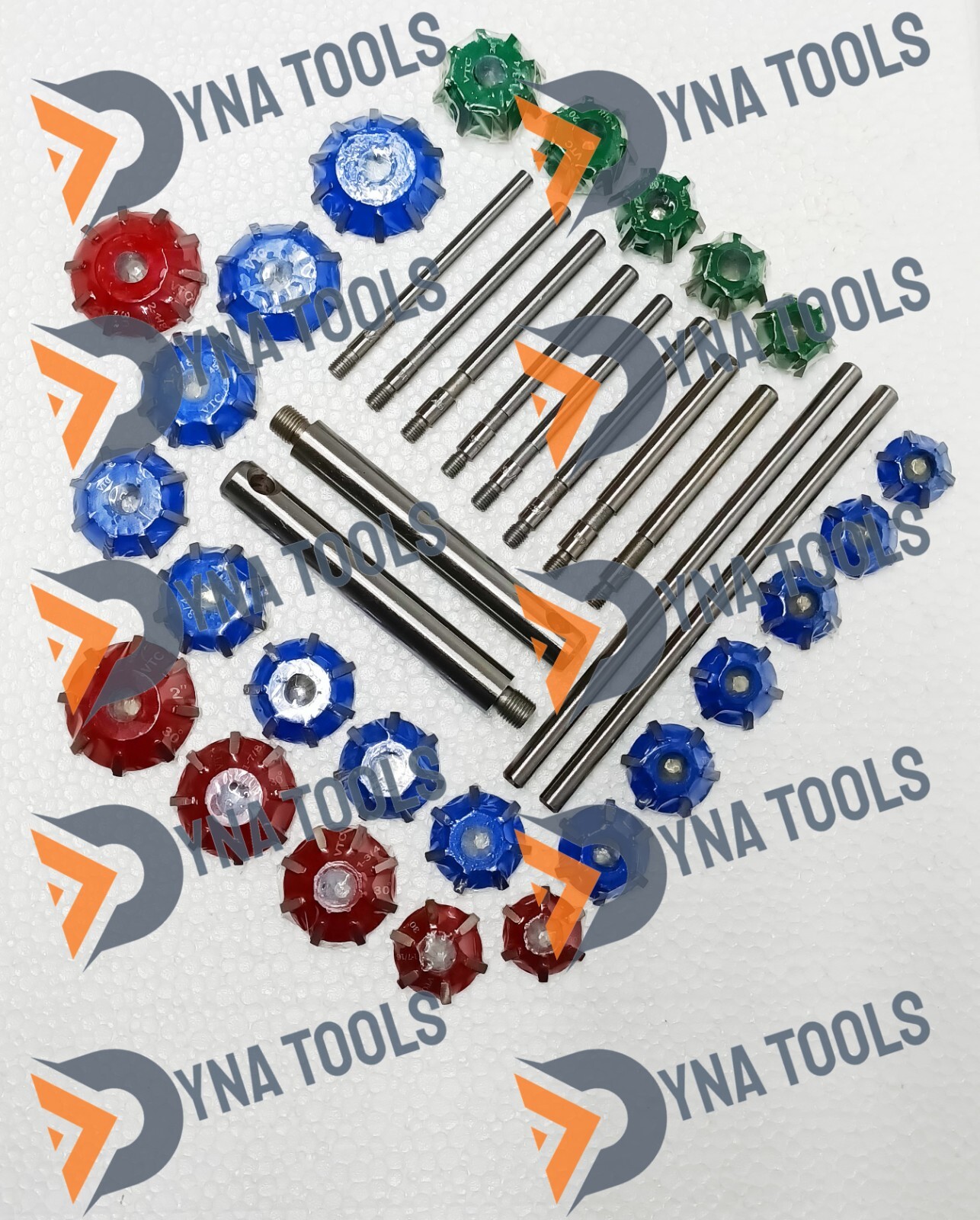 New Motorcycles 3 angle Valve Job Seat Cutter Set Carbide Tipped Best Quality