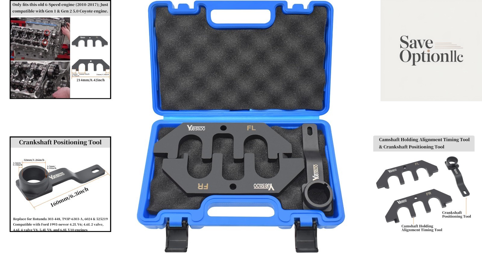 Camshaft Holding Alignment Timing Tool with Ford F150 Mustang 5.0 Coyote V8 …