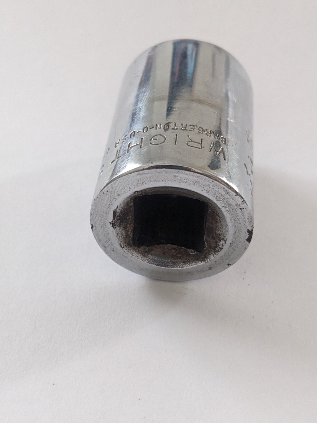 Vintage Wright Tools – # S160 12 Point 7/8″ Socket – 1/2″ Drive ++56++