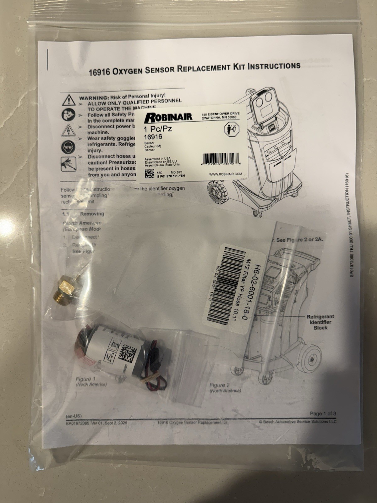 REPLACEMENT 02 SENSOR ROB-16916 Brand New!