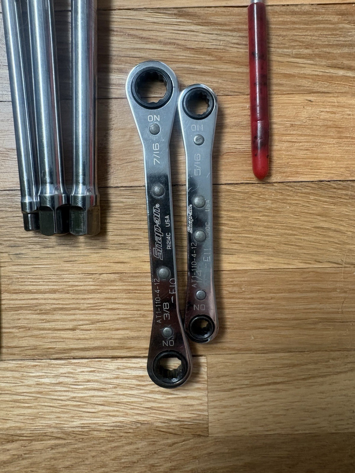 Lot of 8 Snap-on and Blue-Point hand tools