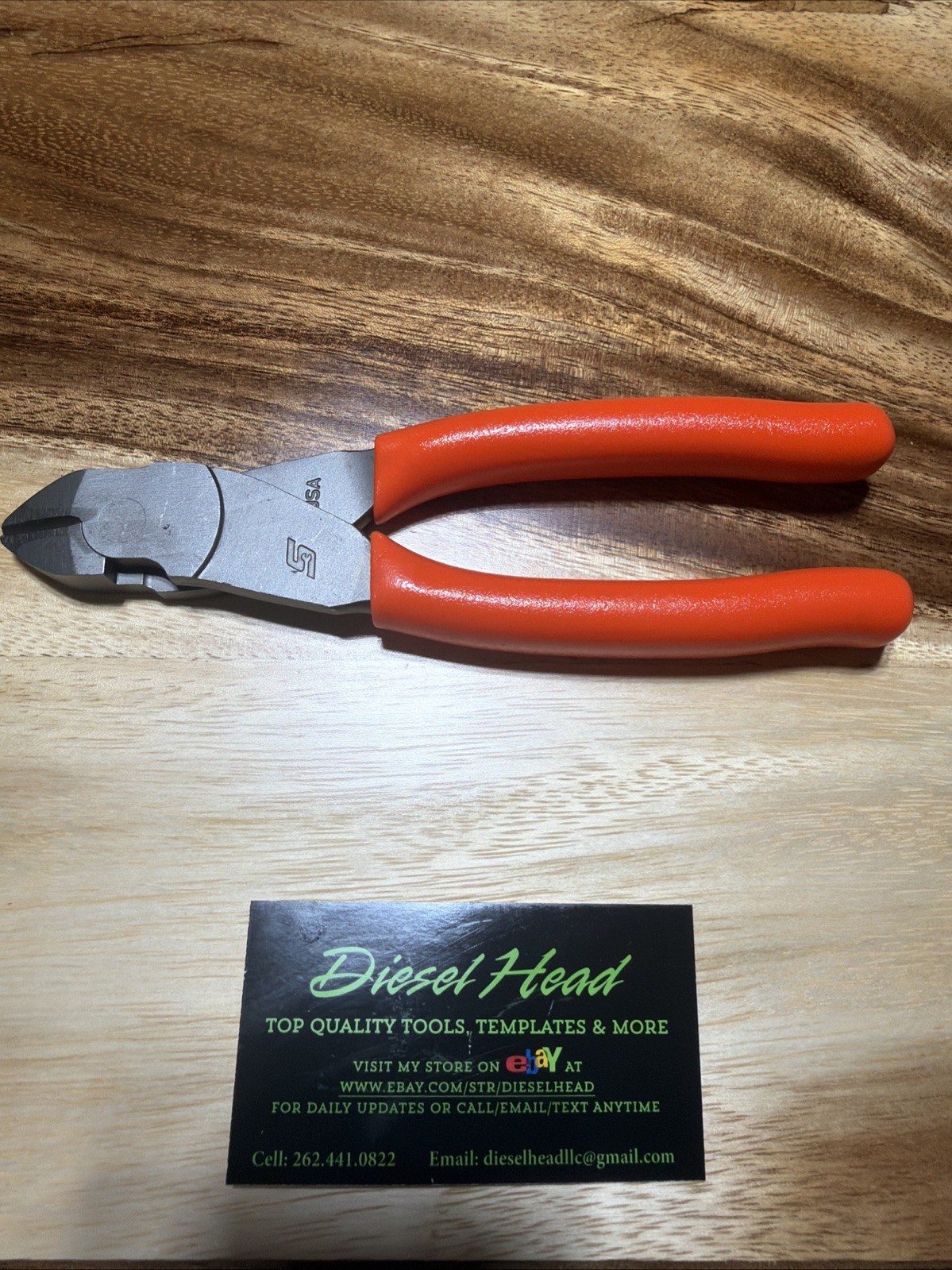 *NEW* Snap On 87ACF ORANGE 7″ VectorEdge Diagonal Cutter FREE SHIPPING