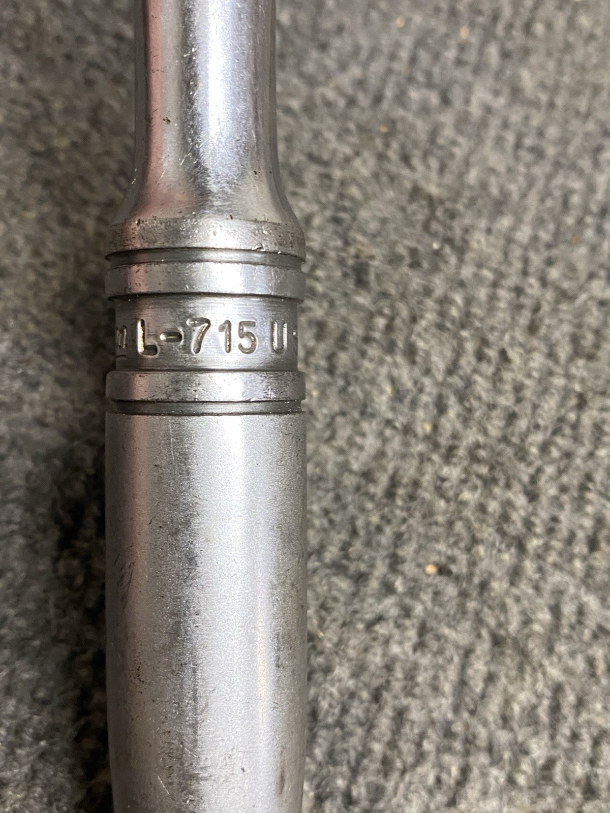 Snap-on L-715 Ratchet 1/2” Dr. New Anvil Clean And Oiled Date Code 1965 USA