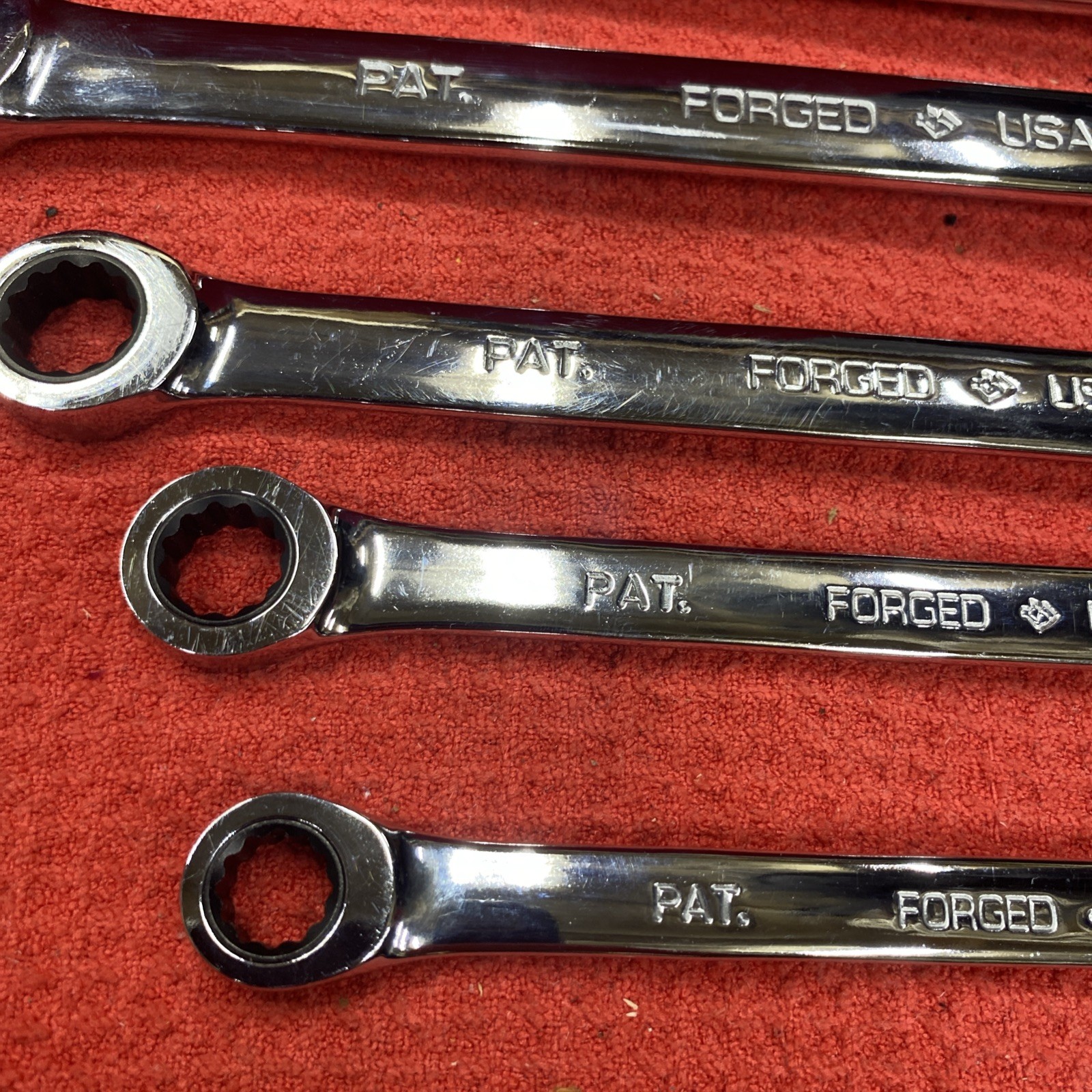 Armstrong Tools USA 6pc Ratcheting Double Box End Wrench Set SAE Missing 9/16