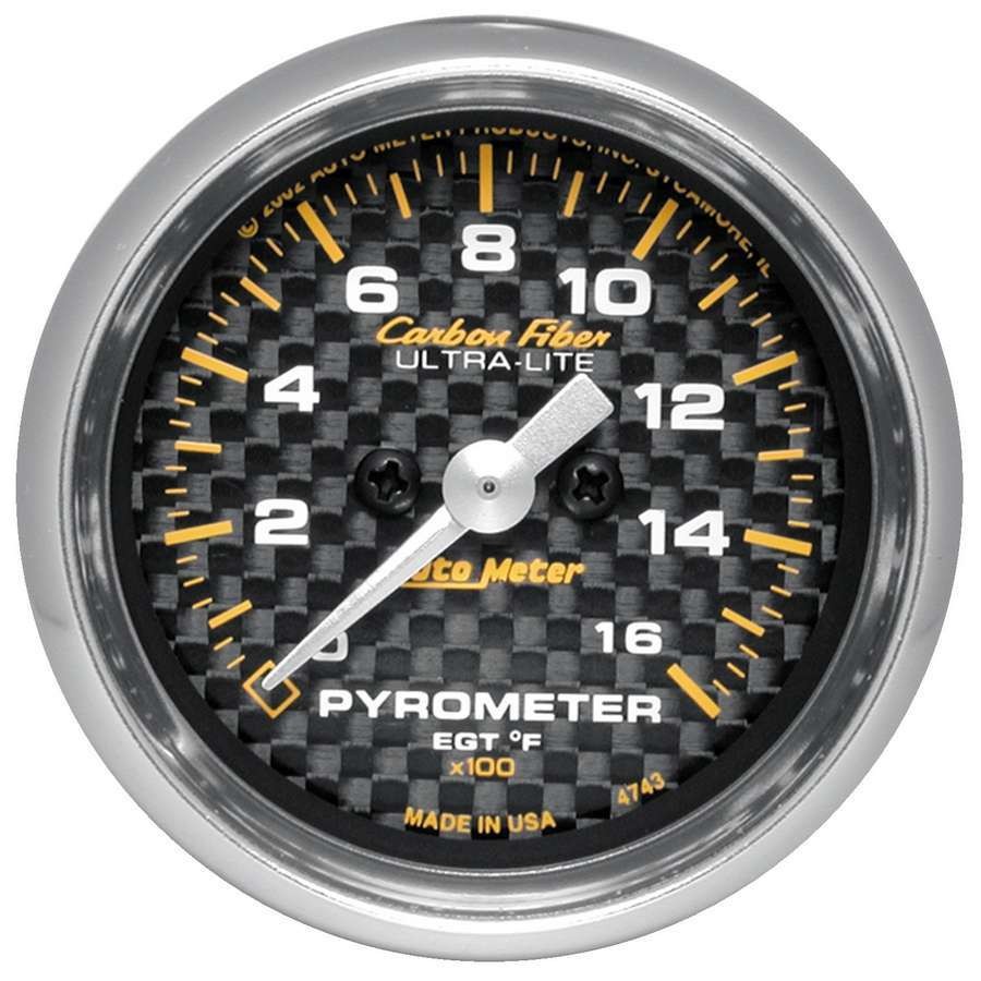 Auto Meter 2-1/16in C/F 1600 Degree Pyrometer