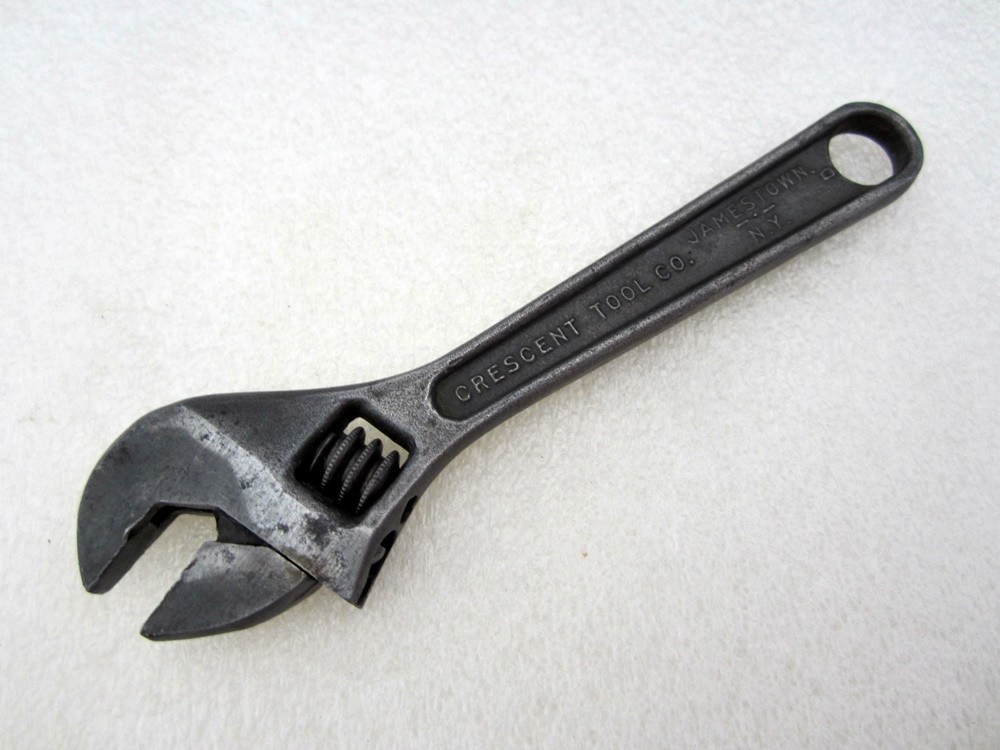 Vintage Crescent 4″ Adjustable Wrench Black Oxide Made in USA