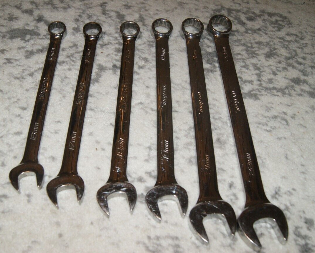 SNAP-ON OEXM SERIES 6 PIECES SET 22-21-19-18-17-16 MADE IN THE USA