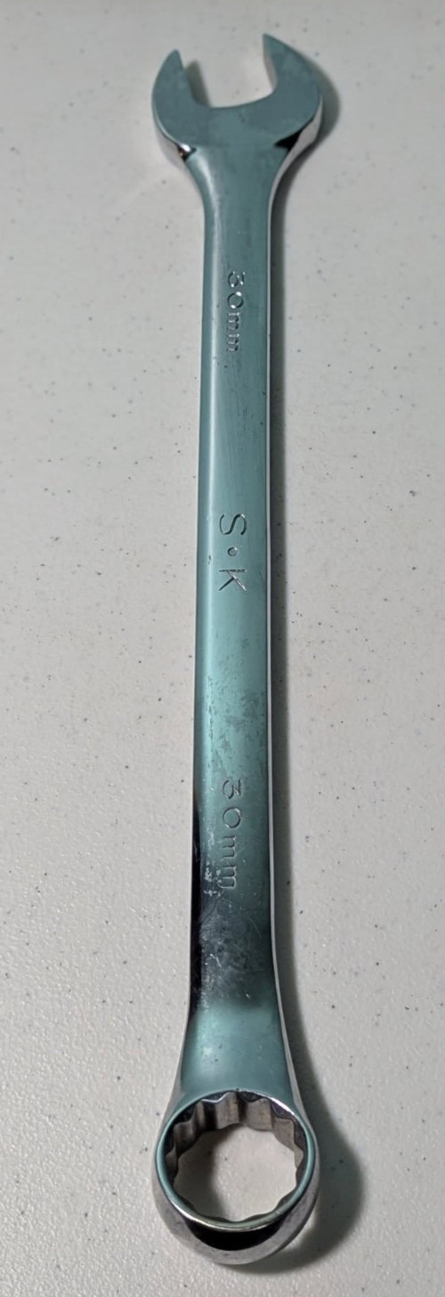 S-K 30mm Combination Wrench 88330 Made In USA 16 3/4 » Long