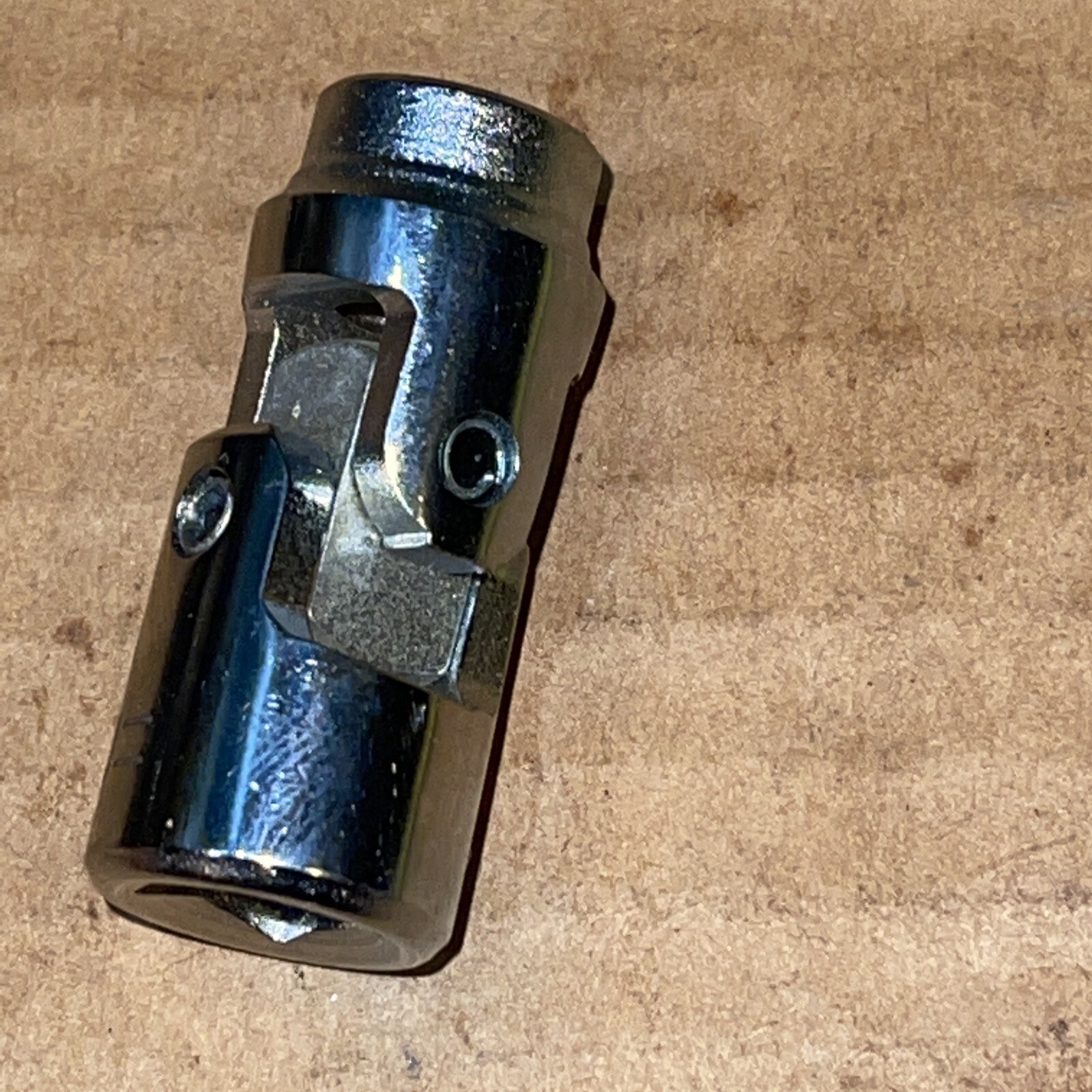NOS Thorsen USA 414J 7/16 in SAE 3/8 Drive 12 Point wobble Swivel Socket