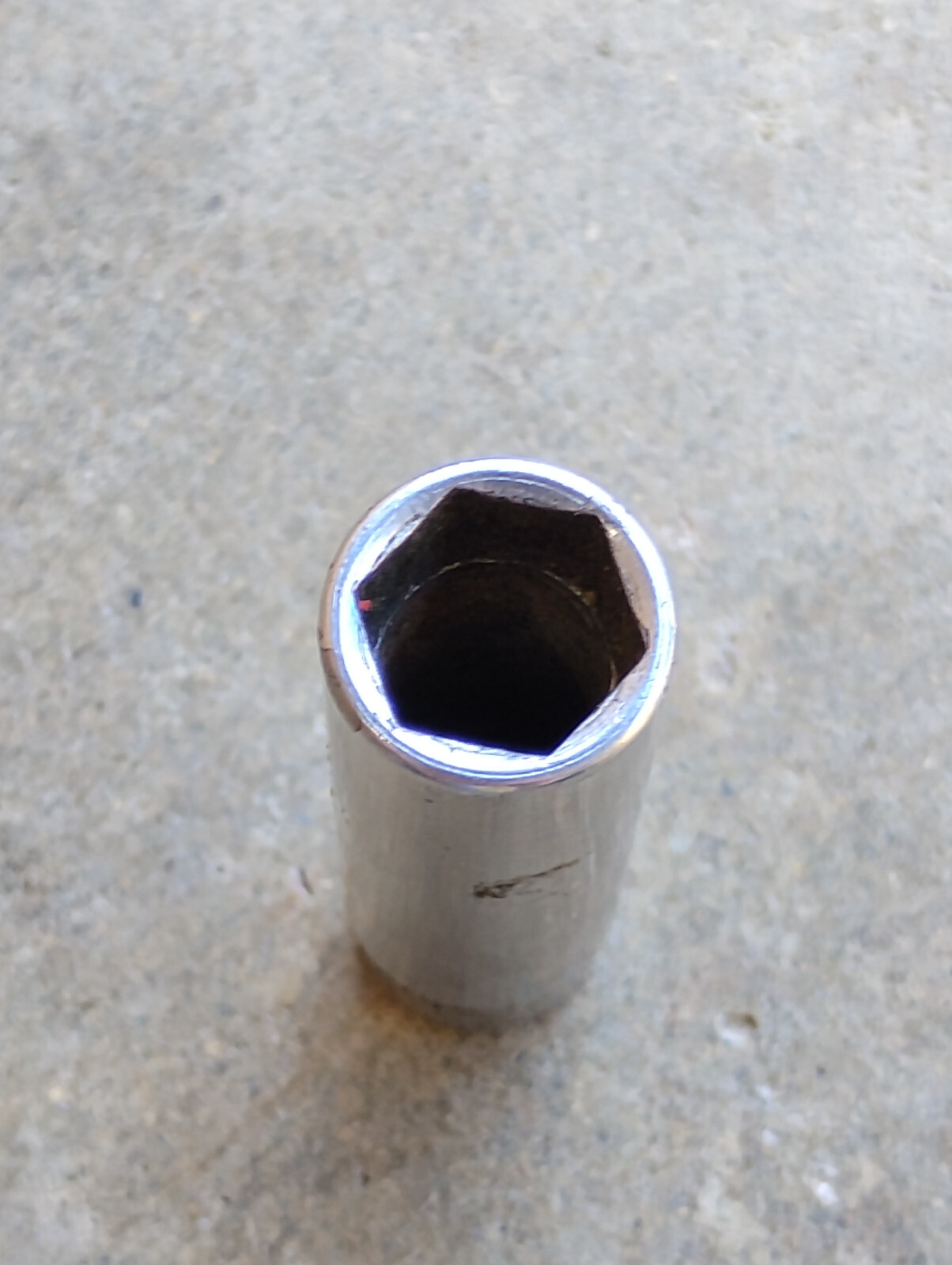 Snap On 1/4″ Drive 7/16″ 6PT SAE Deep Chrome Socket STM14