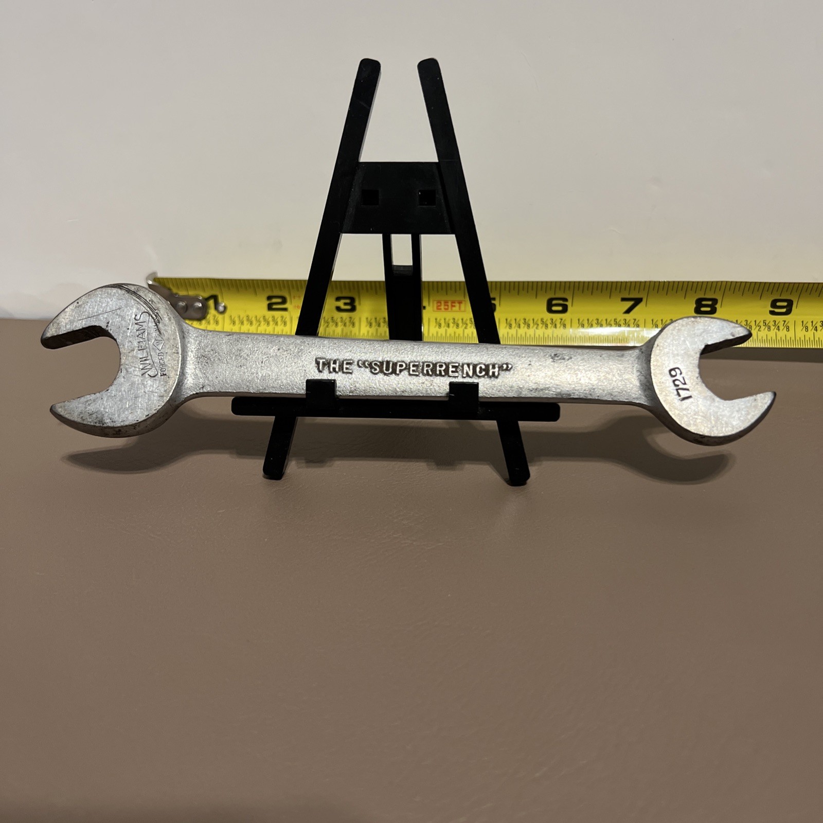 Open End Wrench 3/4 X 5/8 Williams Forged In USA THE “SUPERRENCH” 1729