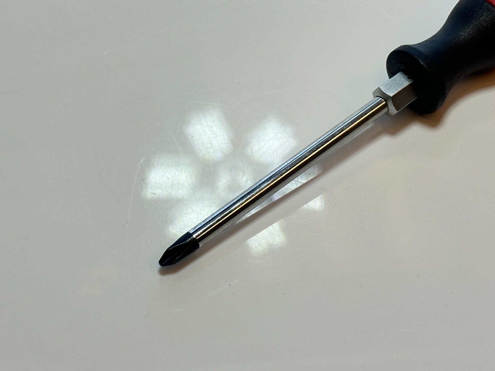 NEW PRATT-READ Tools (Rare) Red Black Hard Grip Phillips Screwdriver (Slovenija)