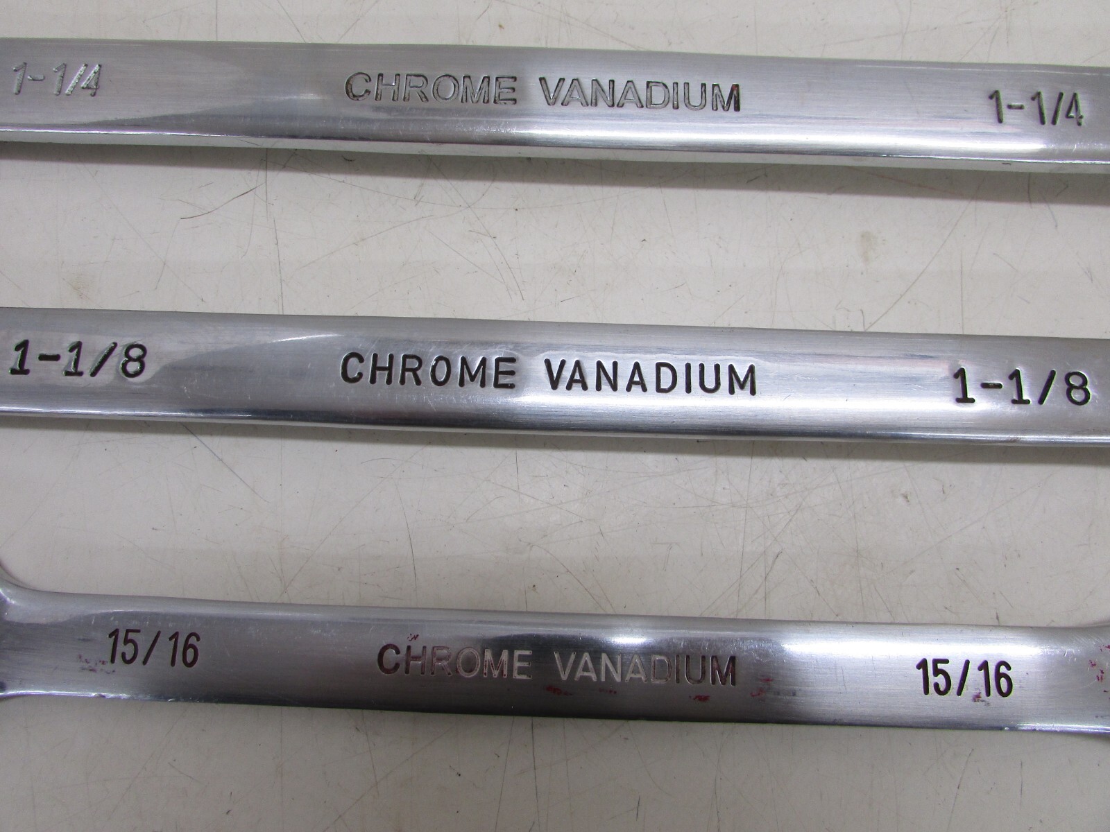 JONNESWAY TOOLS COMBINATION WRENCH LOT, 12-POINT, 15/16″, 1-1/8″ & 1-1/4″